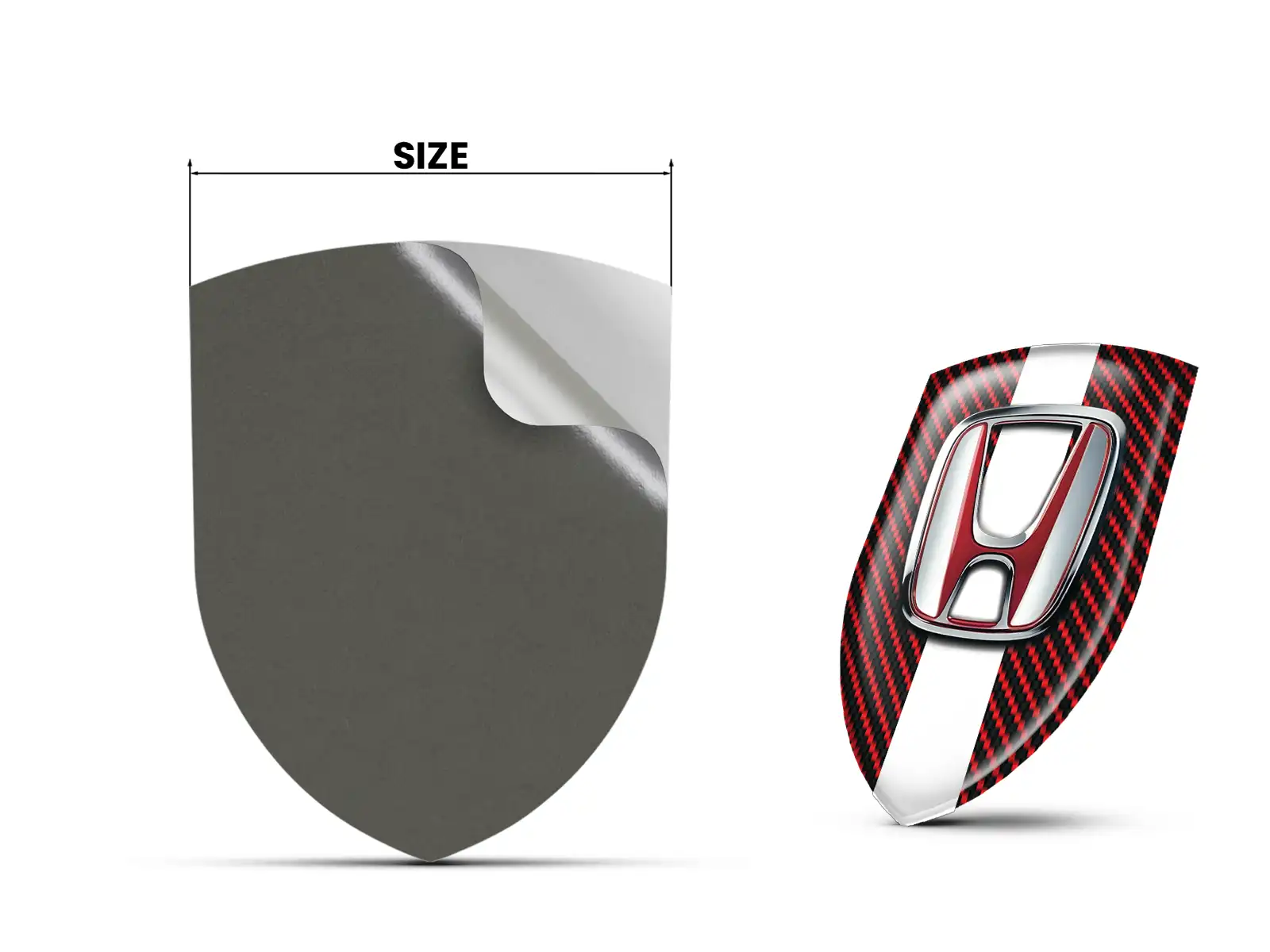 Honda Personalisierte Autoembleme Elite Modern Optik Robust